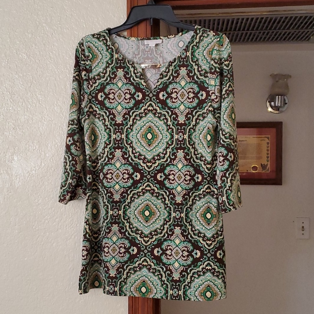 Paisley Tunic Blouse from Charter Club